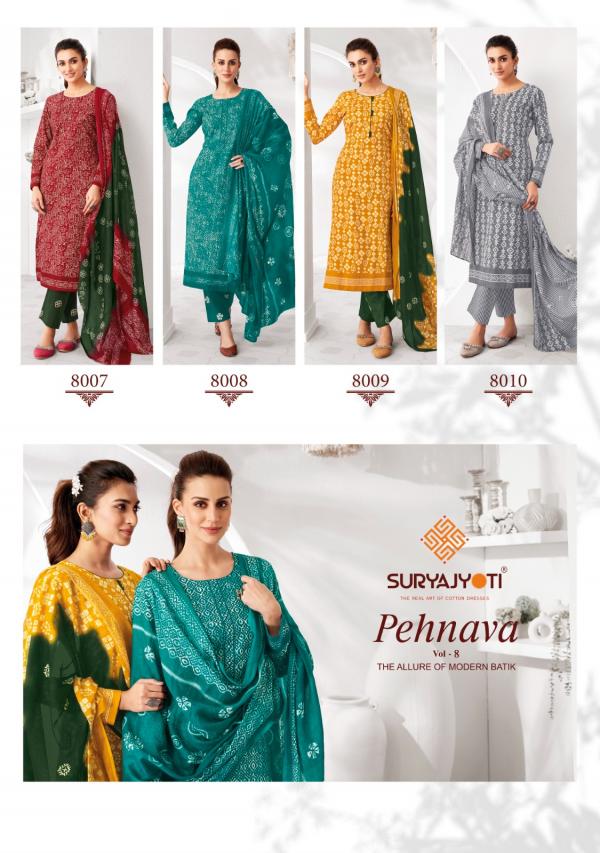 SuryaJyoti Pehnava Vol-08 – Dress Material